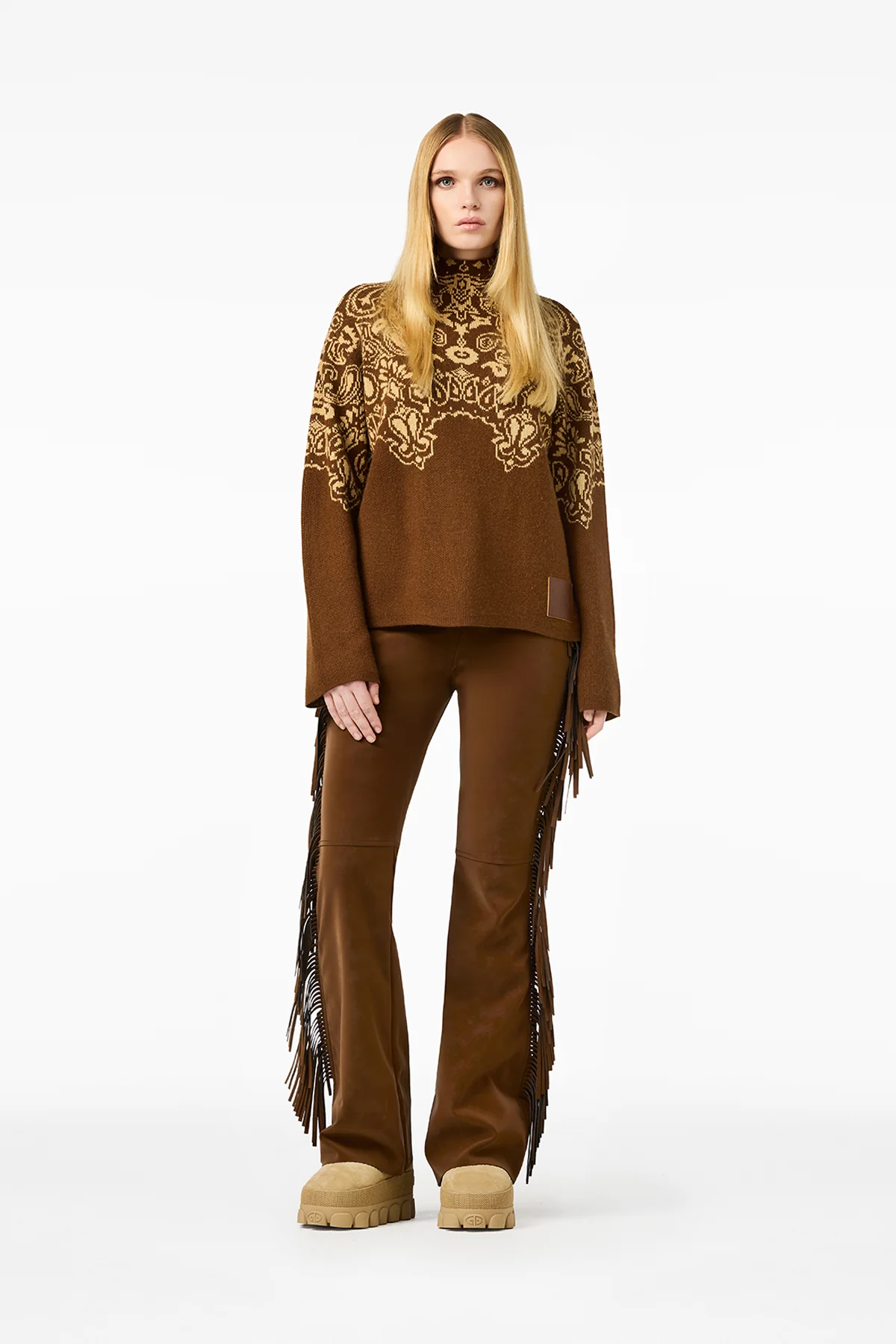 Goldbergh Damen Strickpullover Anshin Deep Mocha 2423 deep mocha Bild 2