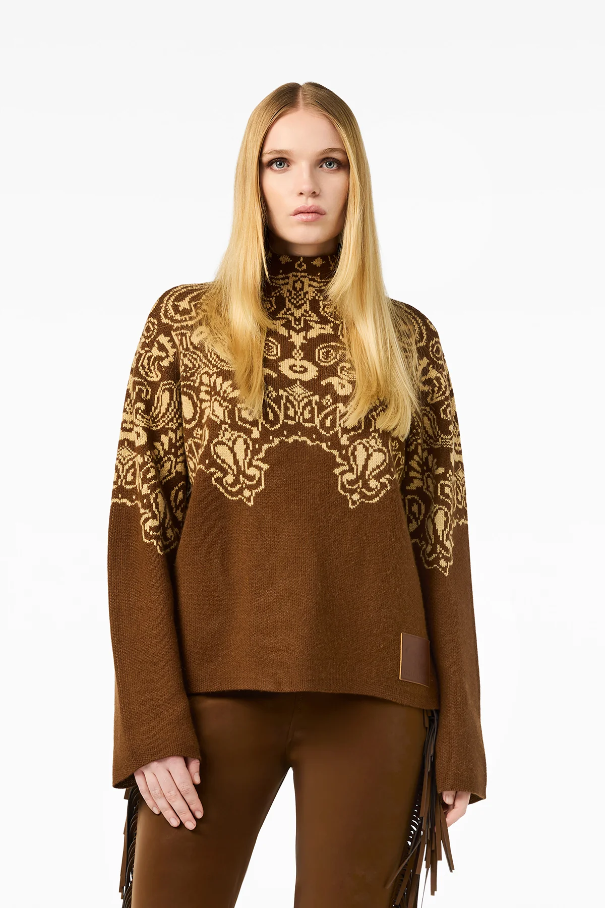 Goldbergh Damen Strickpullover Anshin Deep Mocha 2423 deep mocha Bild 3