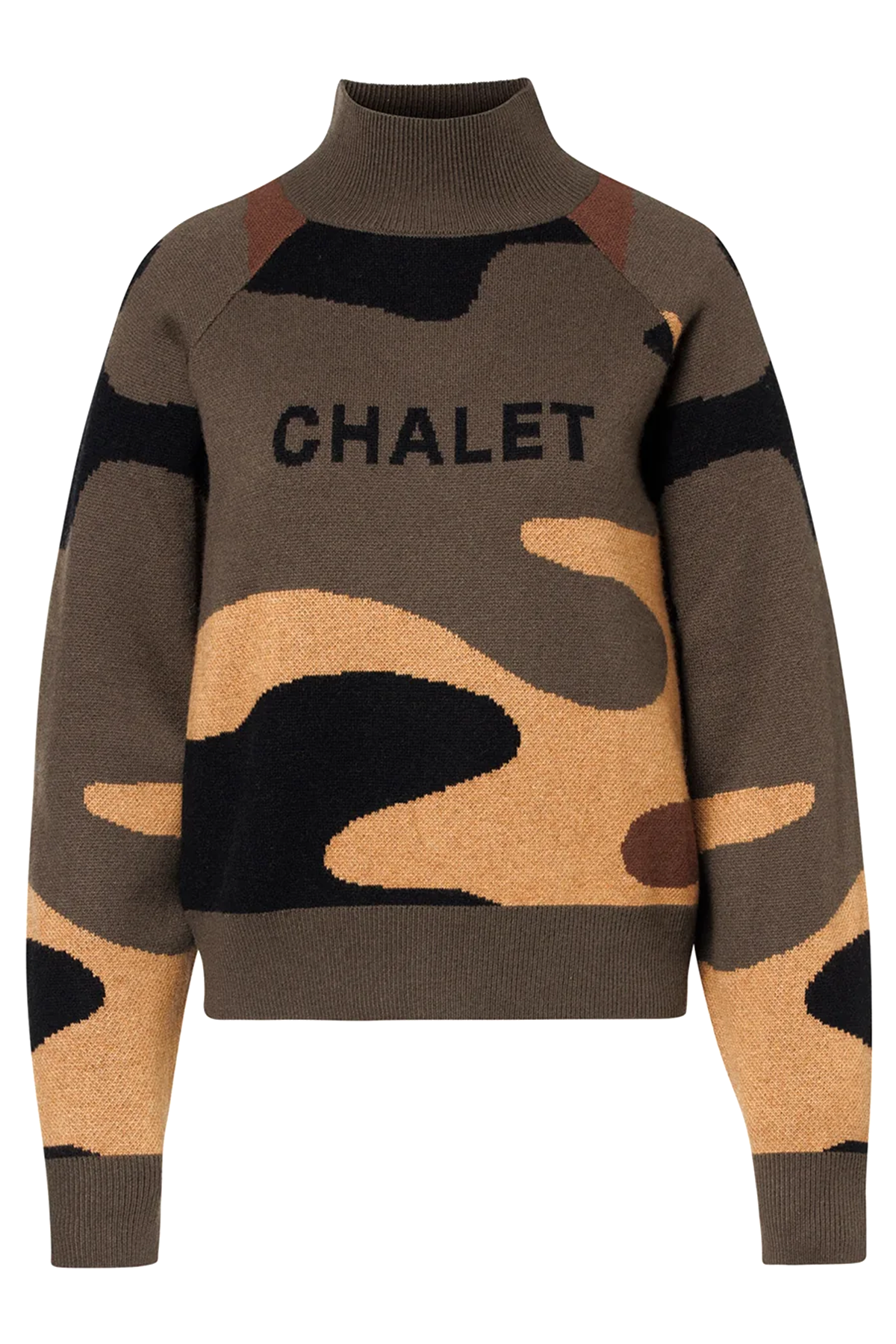 Goldbergh Damen Strickpullover Camo Glow Army Print 6029 army print Bild 1