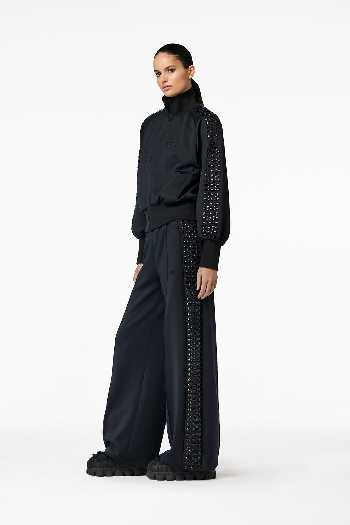 Goldbergh Damen Sweathose Rivet, Schwarz SCHWARZ Bild 2