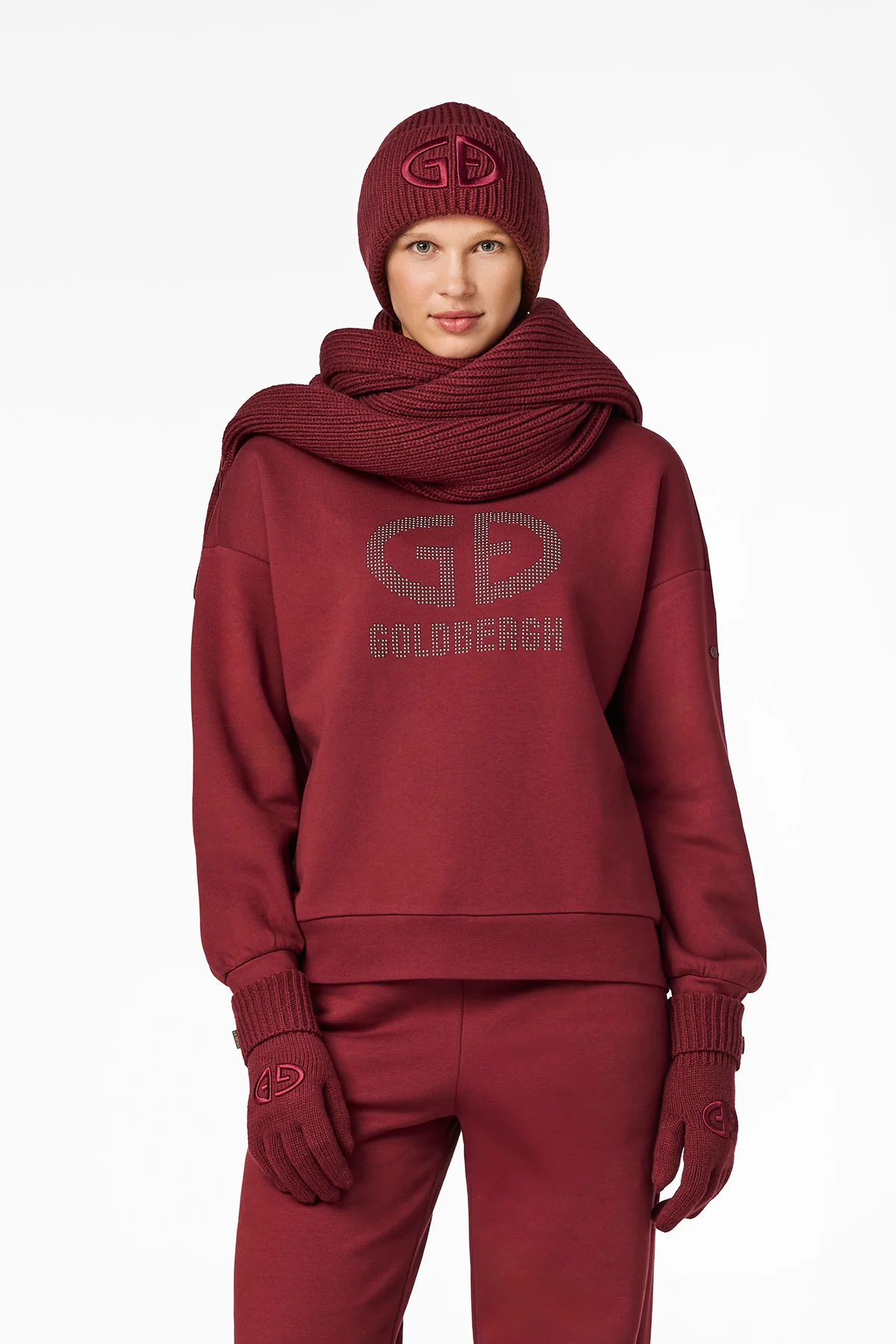 Goldbergh Damen Sweatshirt Alessandra Vino Rosso ROT Bild 2