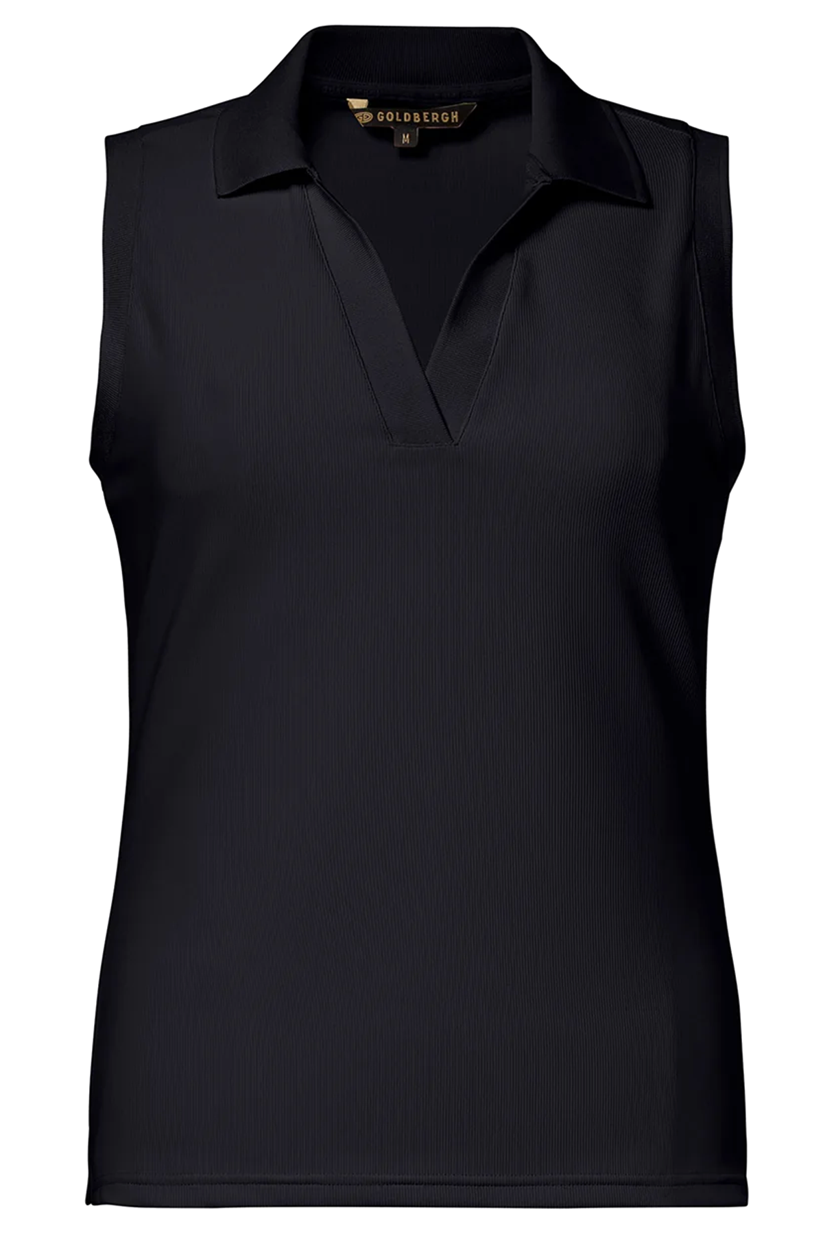 Goldbergh ärmelloses Damen Poloshirt Caroline Schwarz SCHWARZ Bild 1
