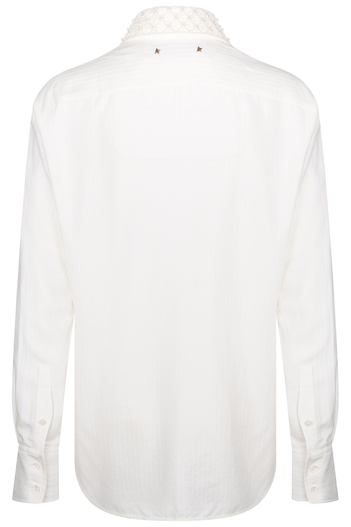 Golden Goose Damen Bluse Batilda Boyfriend Heritage Weiss WEISS Bild 2