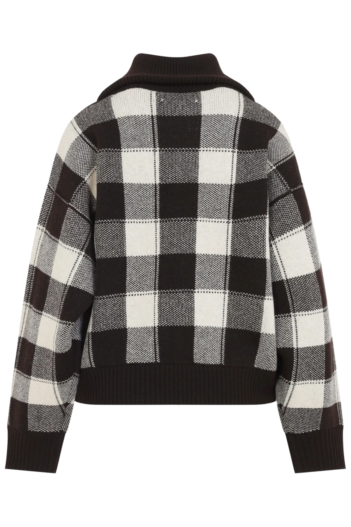 Golden Goose Damen Bomberjacke mit Checkmuster Afterdark/Oatmilk AFTERDARK/OATMILK 55818 Bild 2