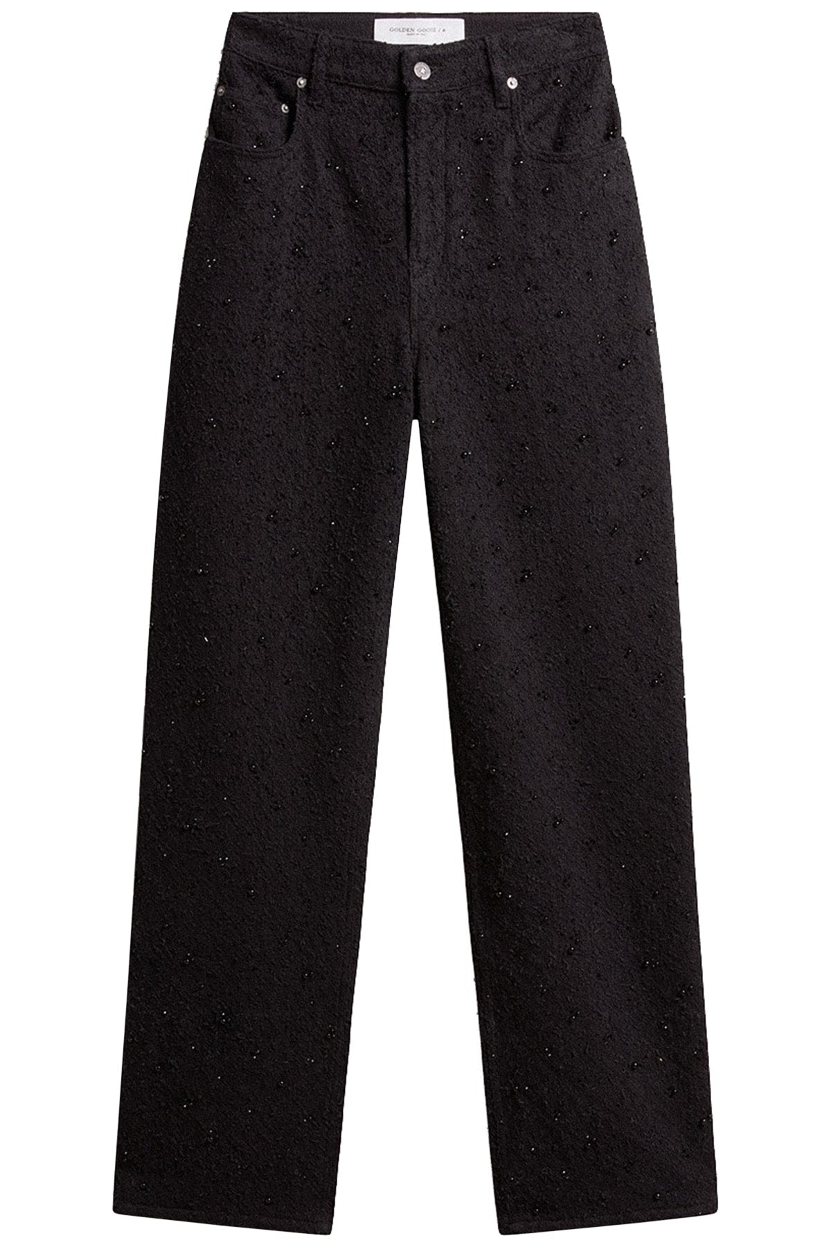 Golden Goose Damen Hose mit Kristallverzierung Schwarz SCHWARZ Bild 1
