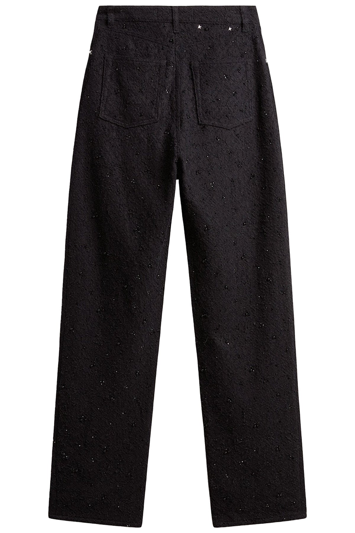 Golden Goose Damen Hose mit Kristallverzierung Schwarz SCHWARZ Bild 4