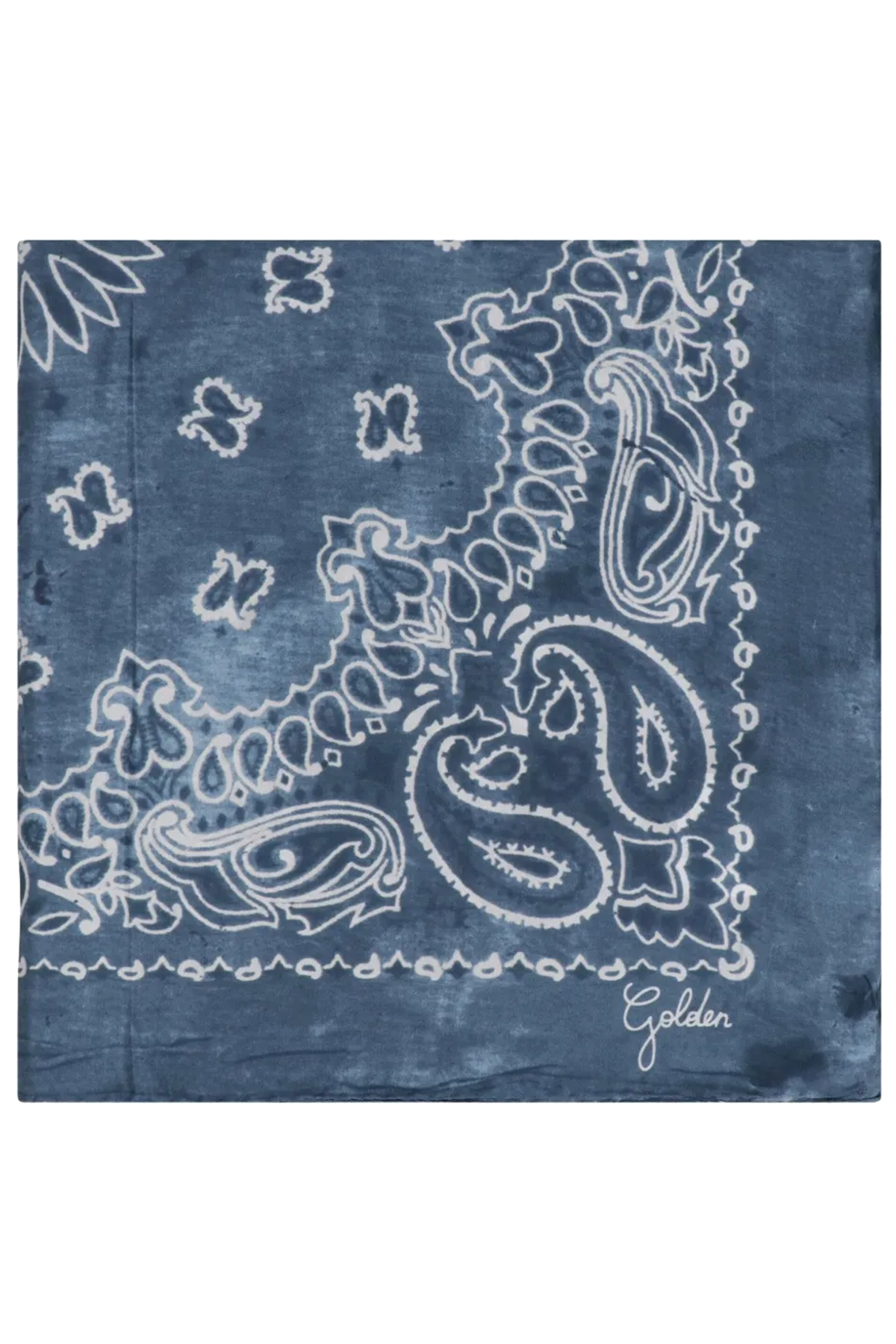 Golden Goose Damen Seidentuch mit Paisley Print Denim Blue DENIM BLUE 50653 Bild 1