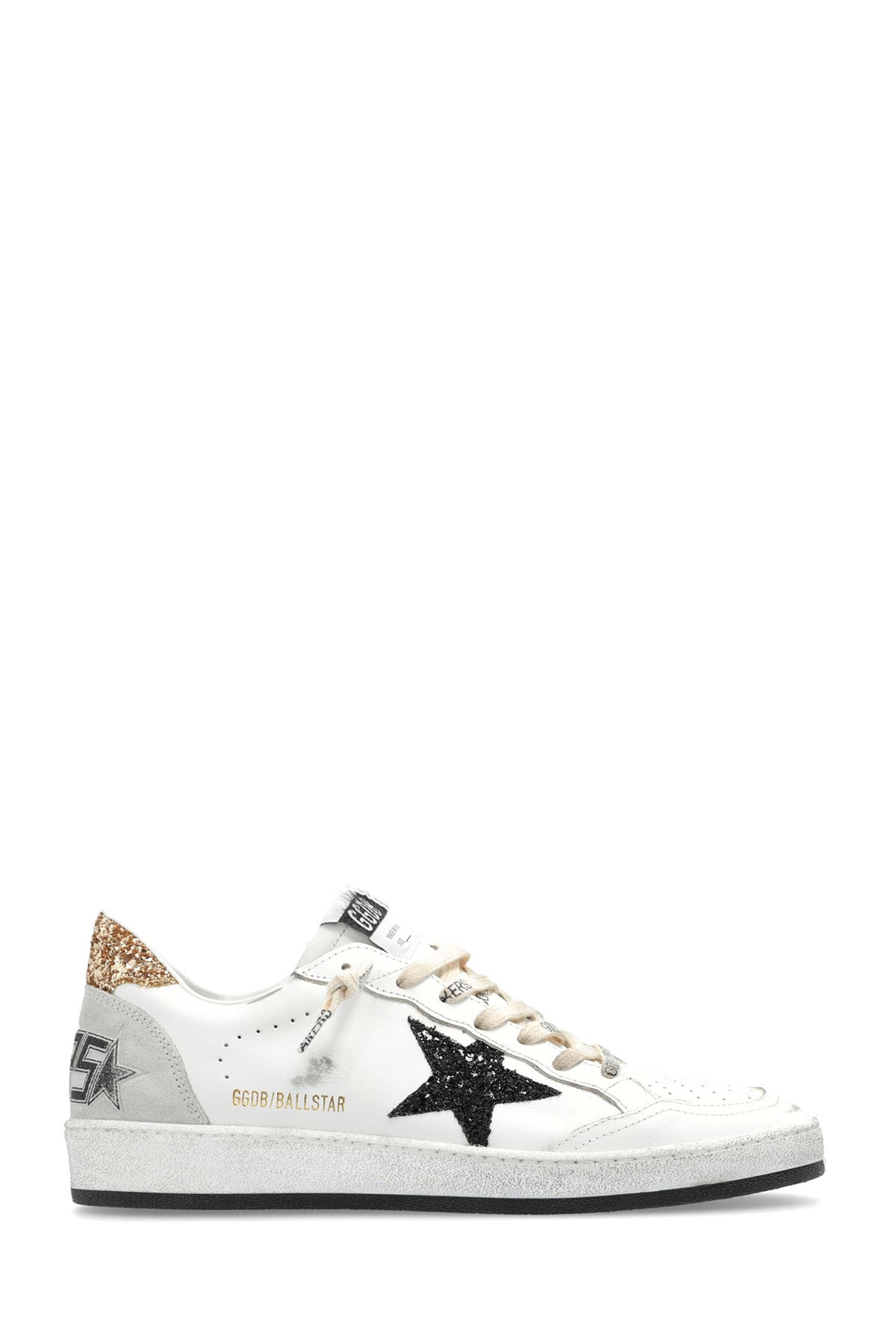 Golden Goose Damen Sneaker Ball Star Glitter Weiss/Gold WEISS Bild 1