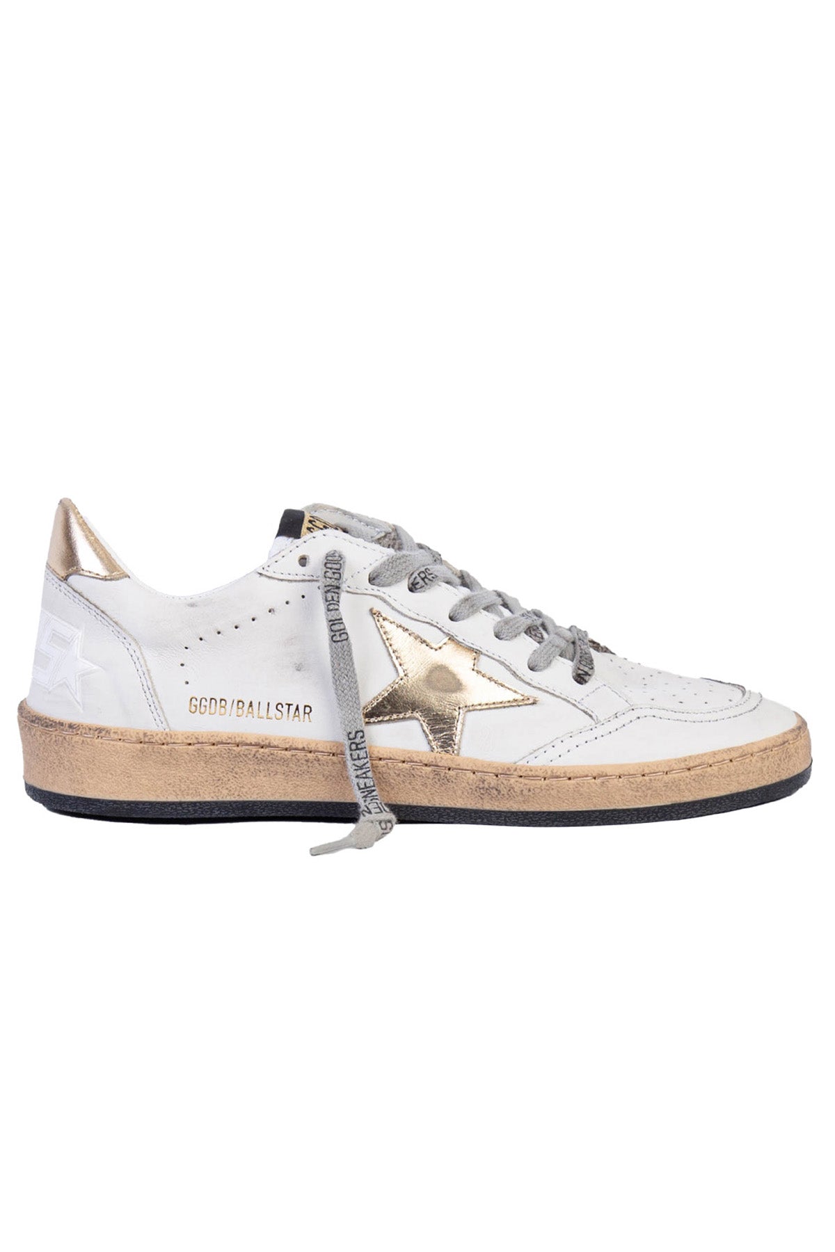 Golden Goose Damen Sneaker Ball Star Weiss/Gold NATUR-WEISS Bild 1
