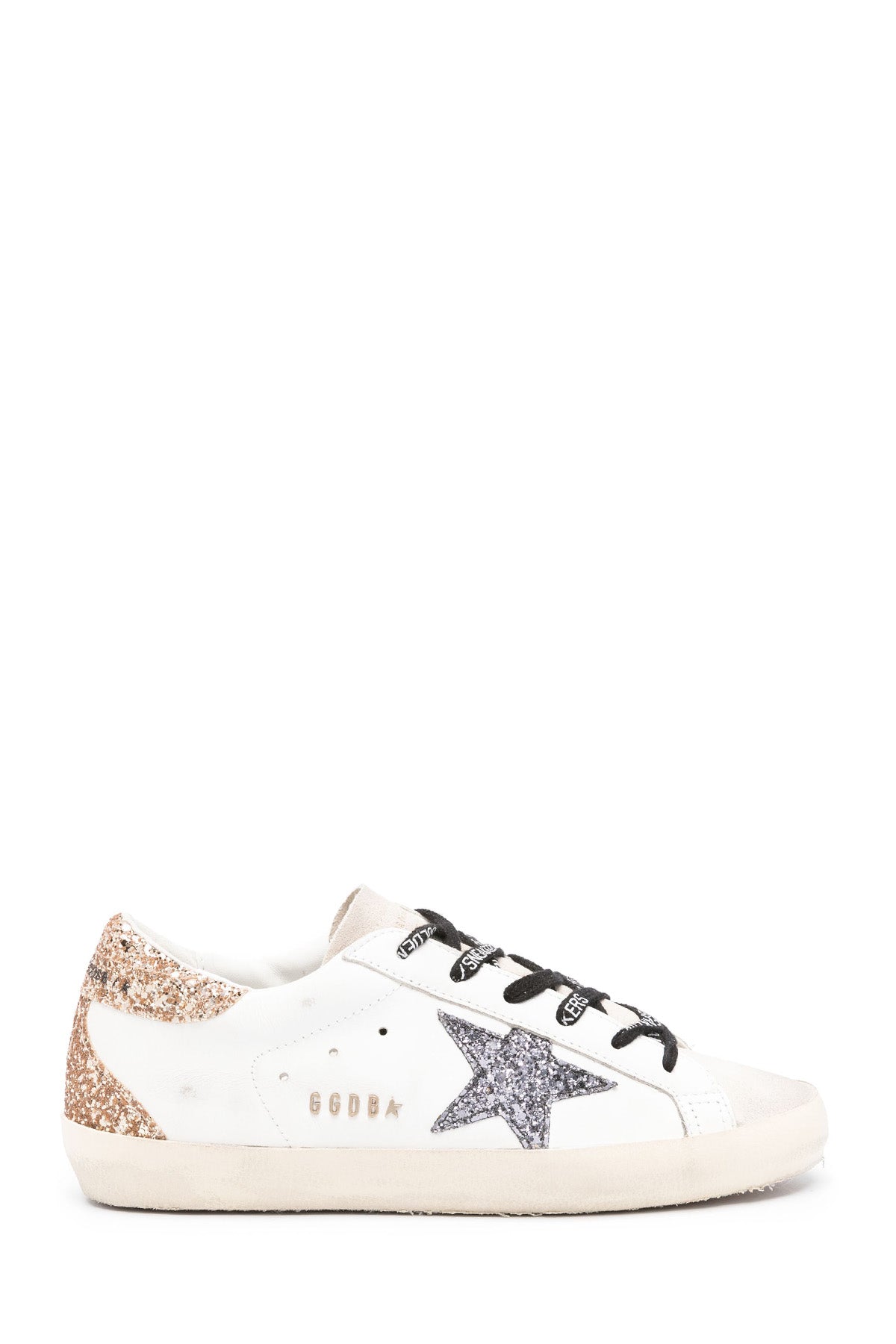 Golden Goose Damen Sneaker Super Star Glitter Weiss WEISS Bild 1