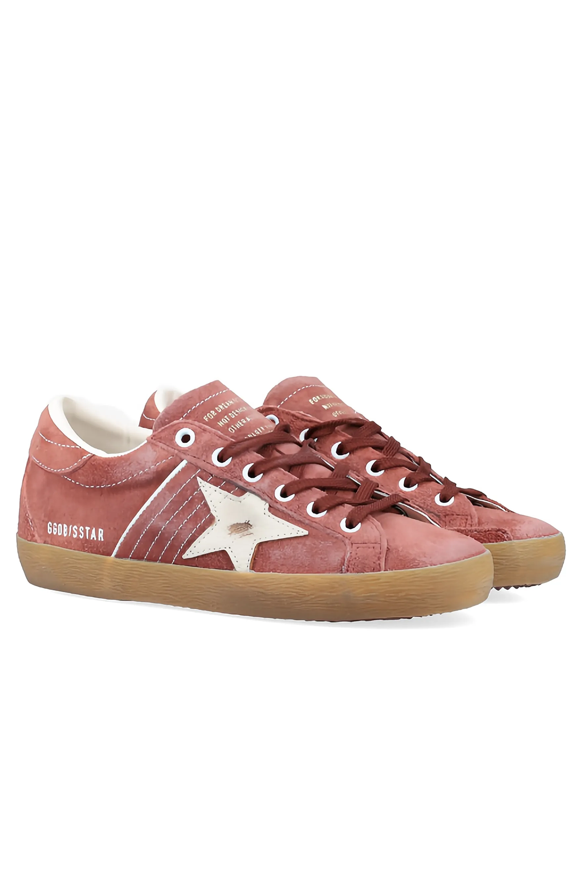 Golden Goose Damen Sneaker Super Star Red Rust/White ROT Bild 2