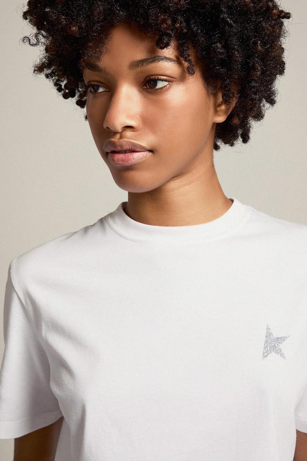 Golden Goose Damen T-Shirt Weiss WEISS Bild 3