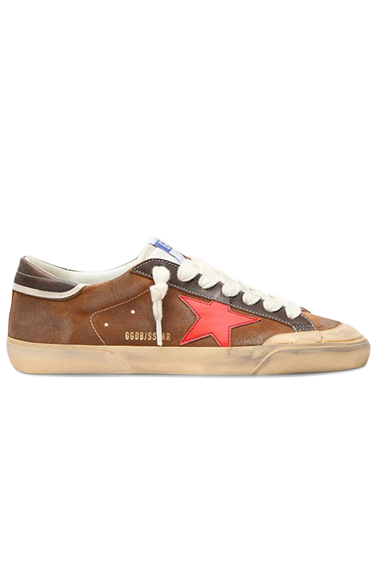 Golden Goose Herren Sneaker Super Star Brown/Orange/Blue BRAUN Bild 1