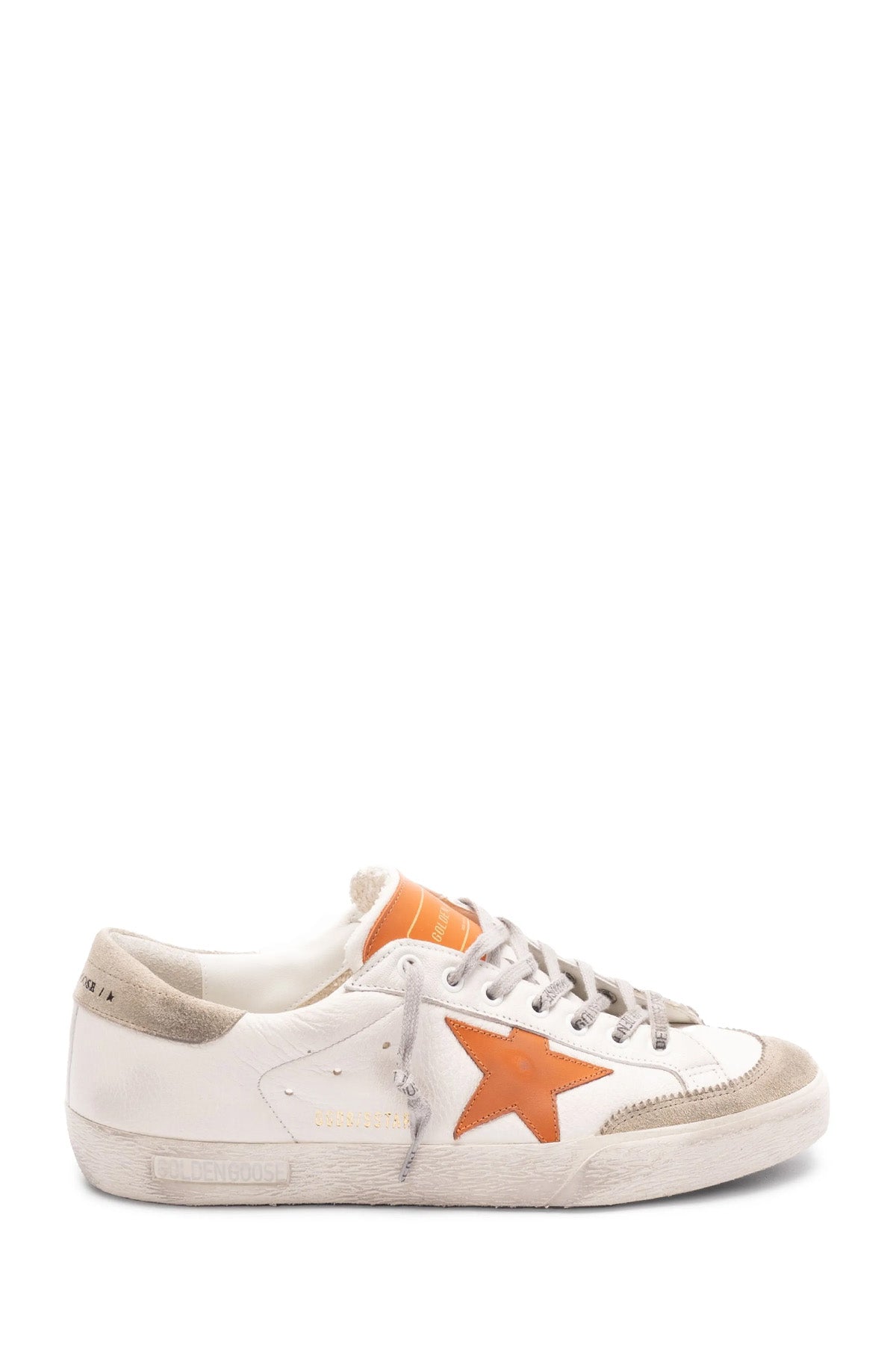 Golden Goose Herren Sneaker Super Star Weiss/Orange WEISS Bild 1