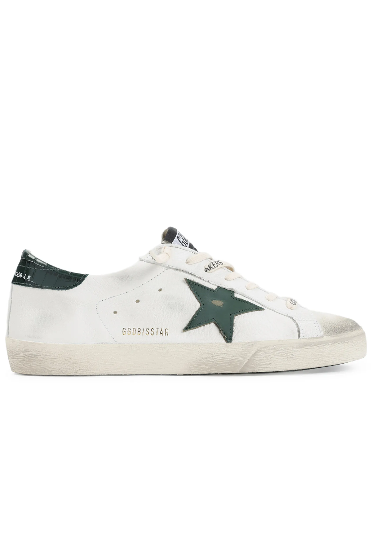 Golden Goose Herren Sneaker Super Star White/Green WEISS Bild 1