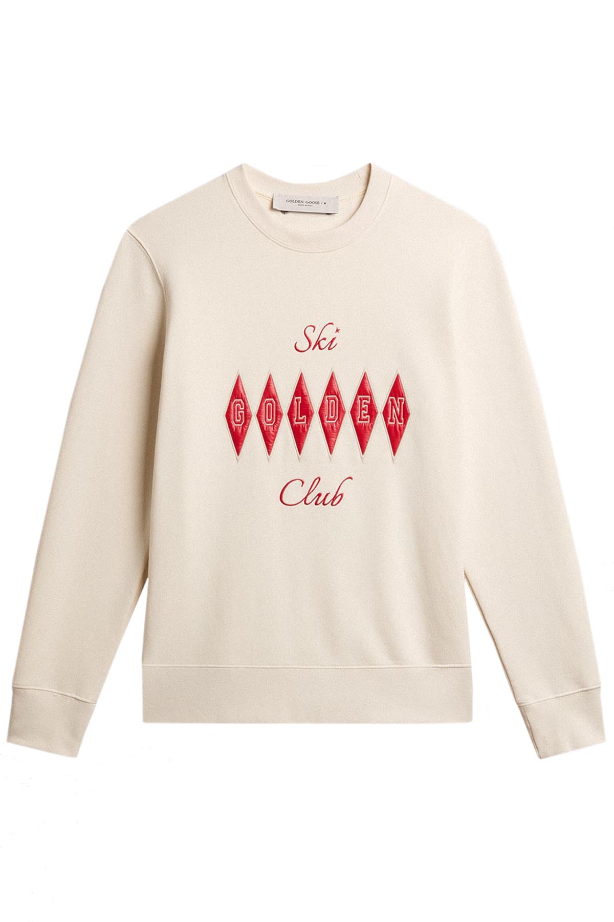 Golden Goose Herren Sweatpullover Natur Weiss WEISS Bild 1