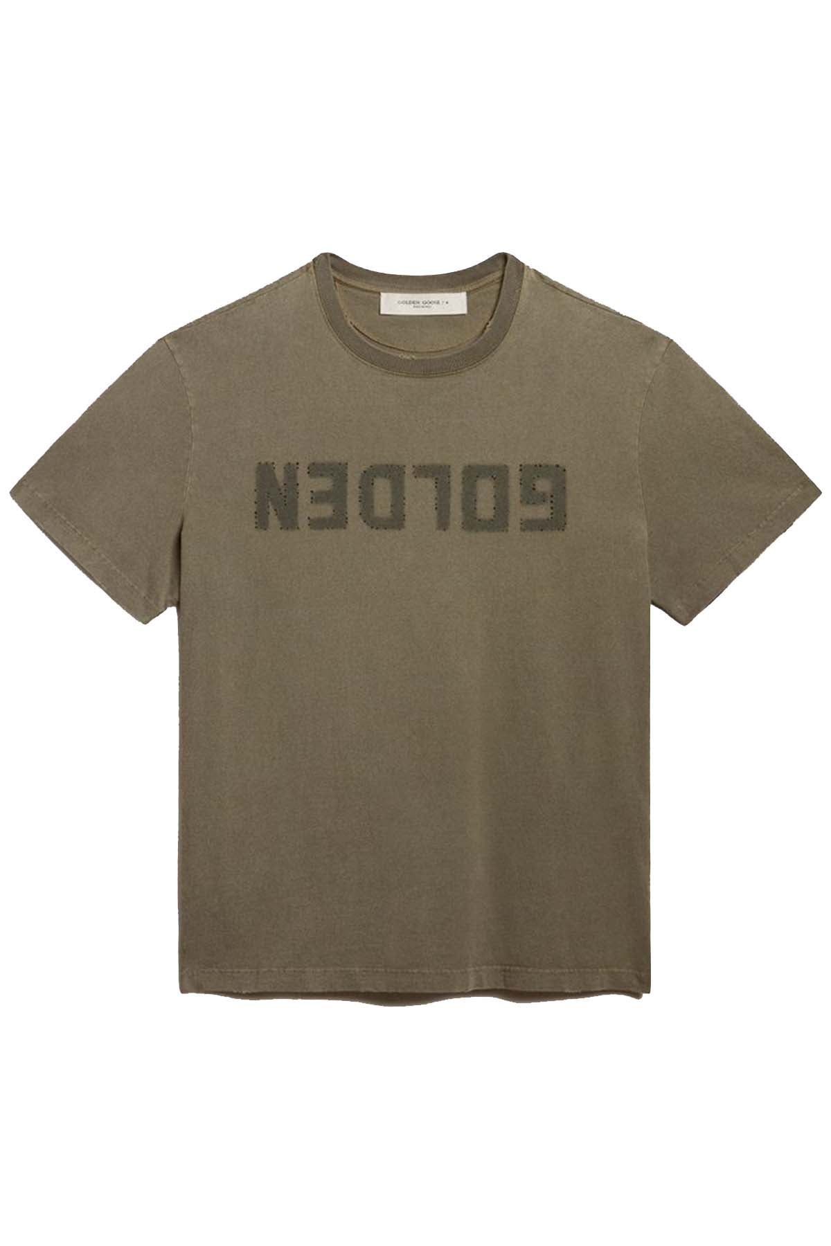 Golden Goose Herren T-Shirt Olive OLIVE Bild 1