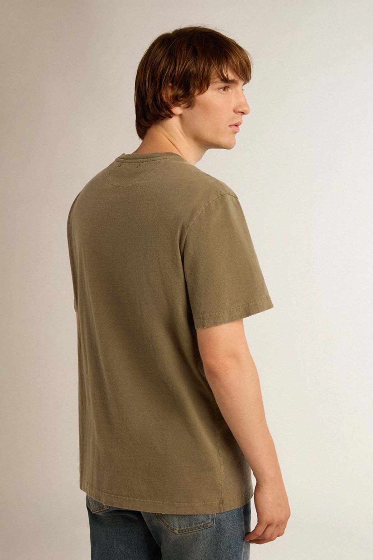 Golden Goose Herren T-Shirt Olive OLIVE Bild 2