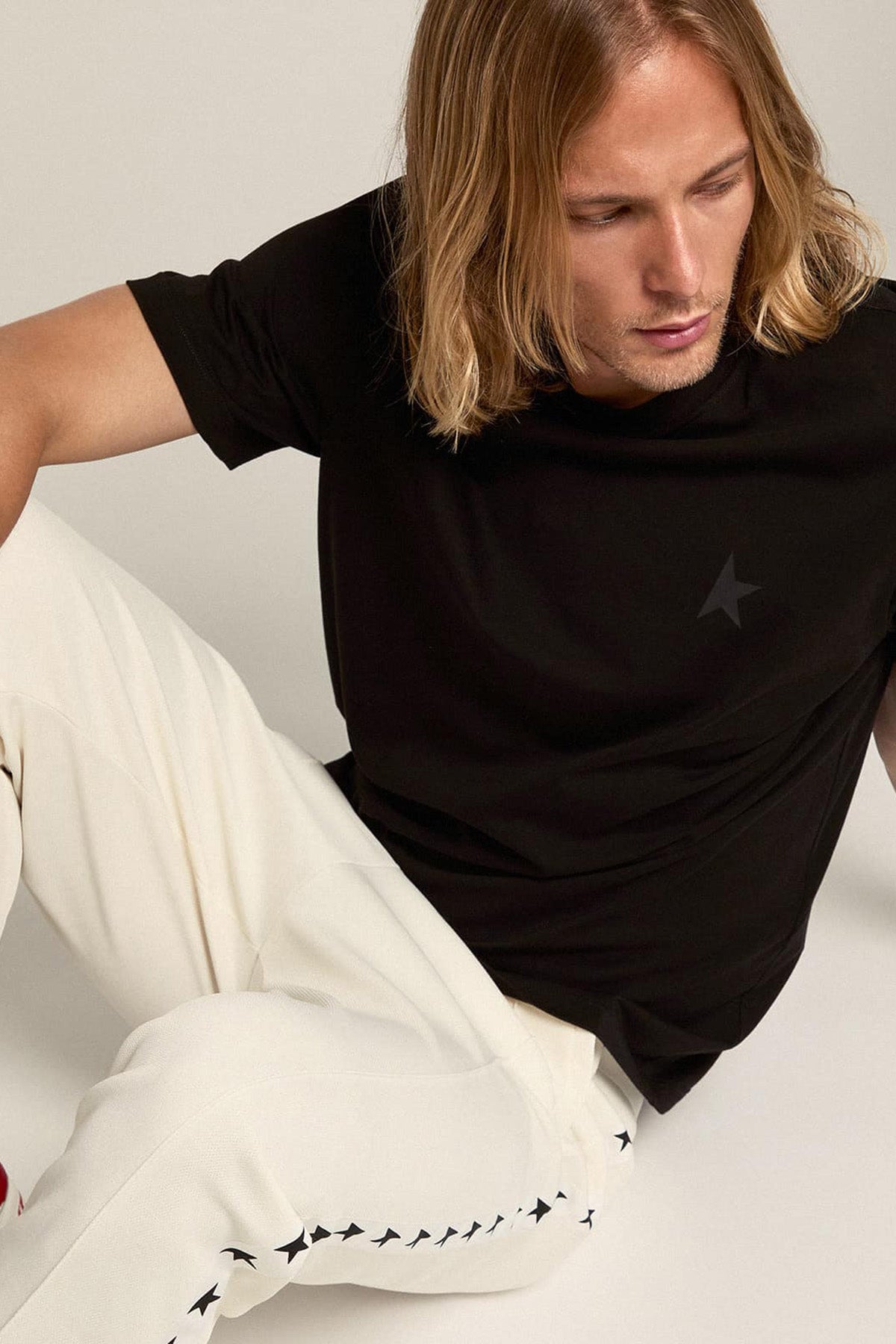 Golden Goose Herren T-Shirt Small Star Schwarz SCHWARZ Bild 3