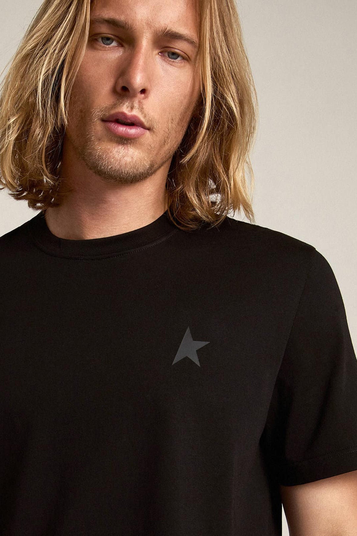 Golden Goose Herren T-Shirt Small Star Schwarz SCHWARZ Bild 4