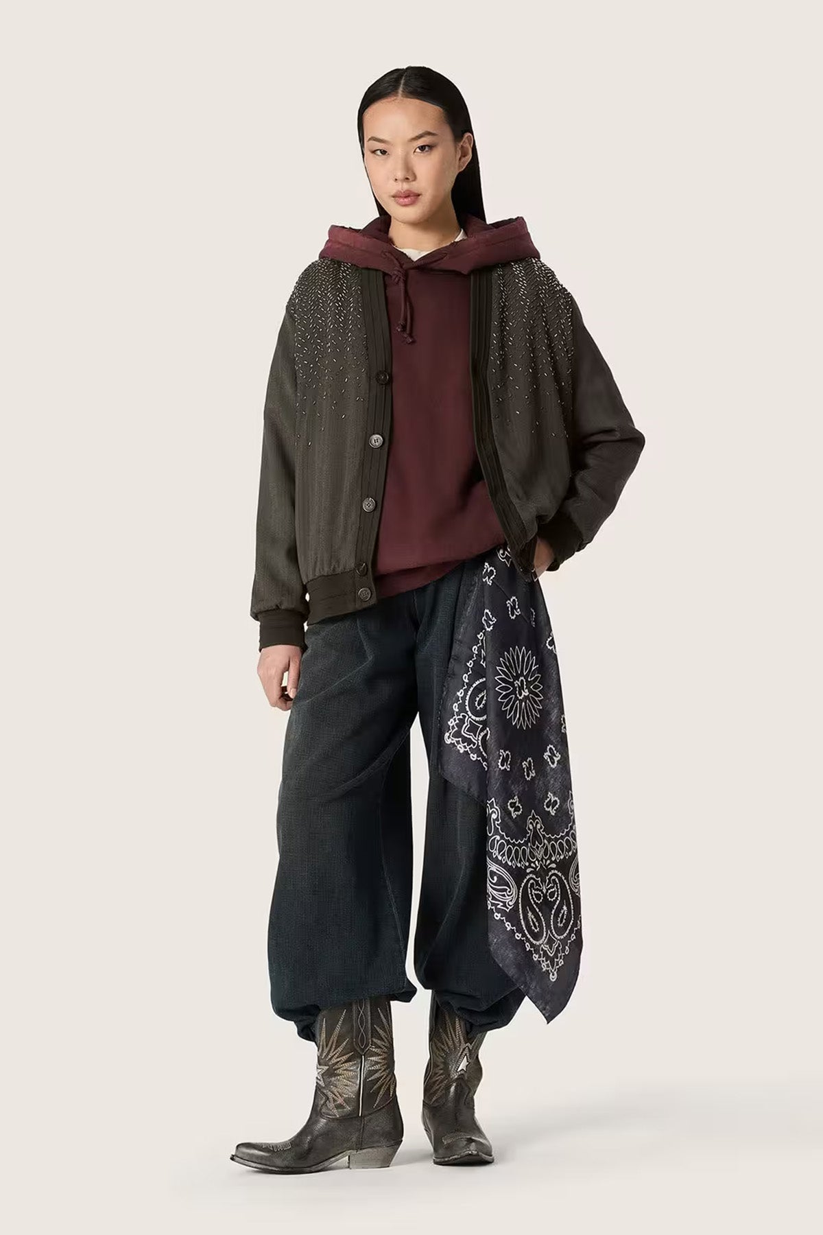 Golden Goose Unisex Oversize Hoodie Star Windson WIne WINDSOR WINE 40233 Bild 2