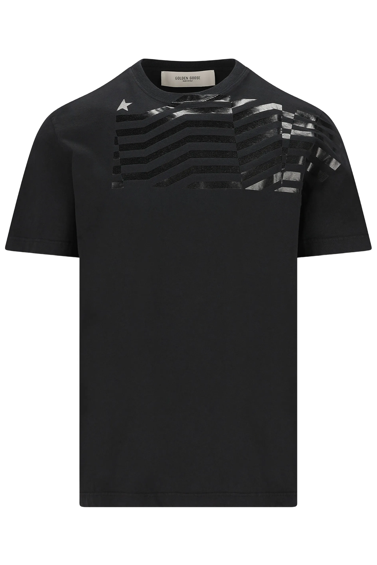 Golden Goose Unisex T-Shirt Regular Fit mit Logo Print Schwarz SCHWARZ Bild 1