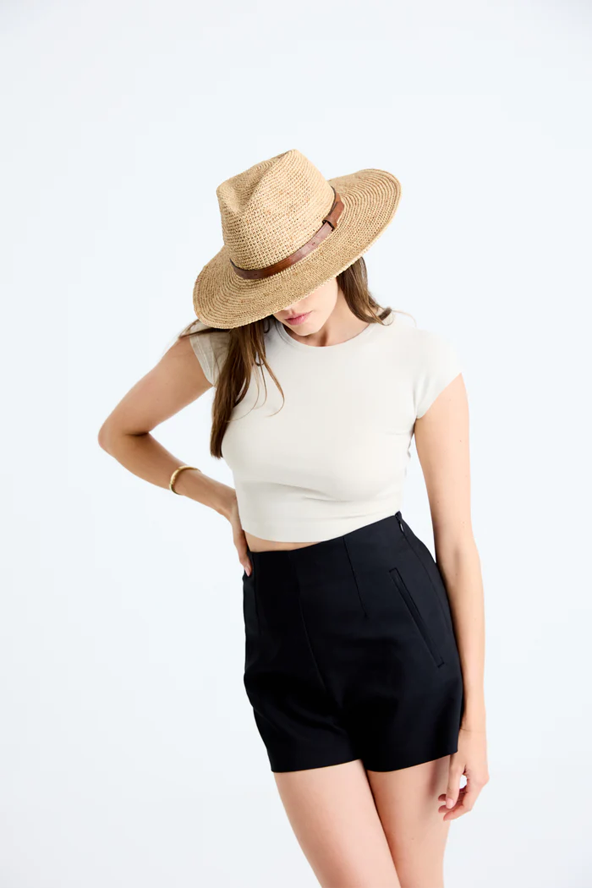 IBELIV Damen Strohhut Ento Beige BEIGE Bild 2