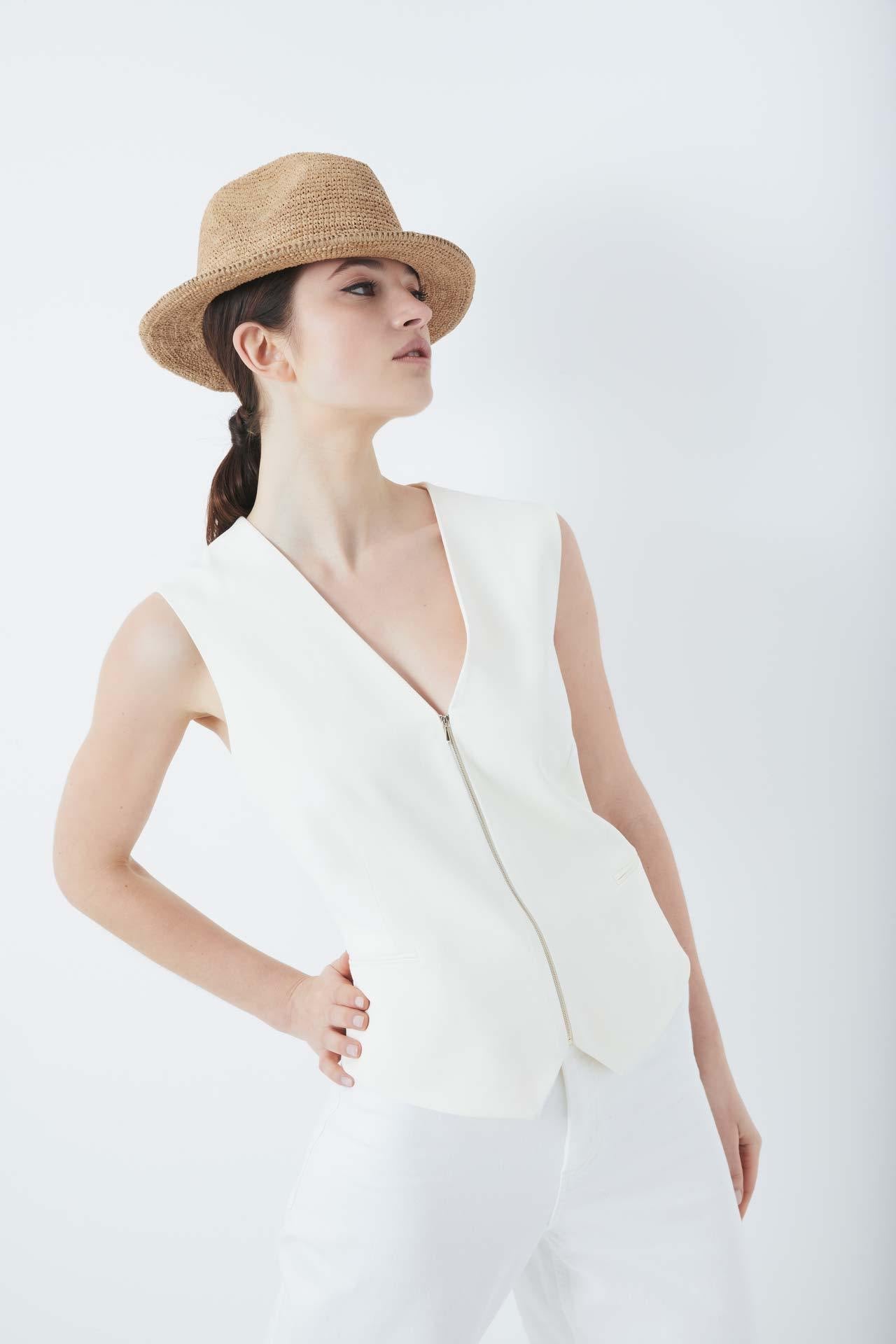 IBELIV Damen Strohhut Lubeman Beige BEIGE Bild 2