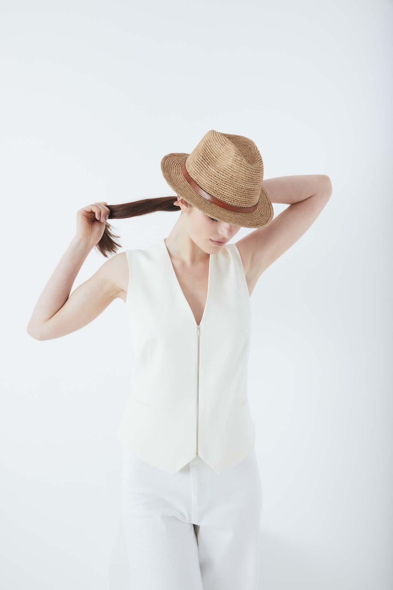 IBELIV Damen Strohhut Lubeman Beige BEIGE Bild 3