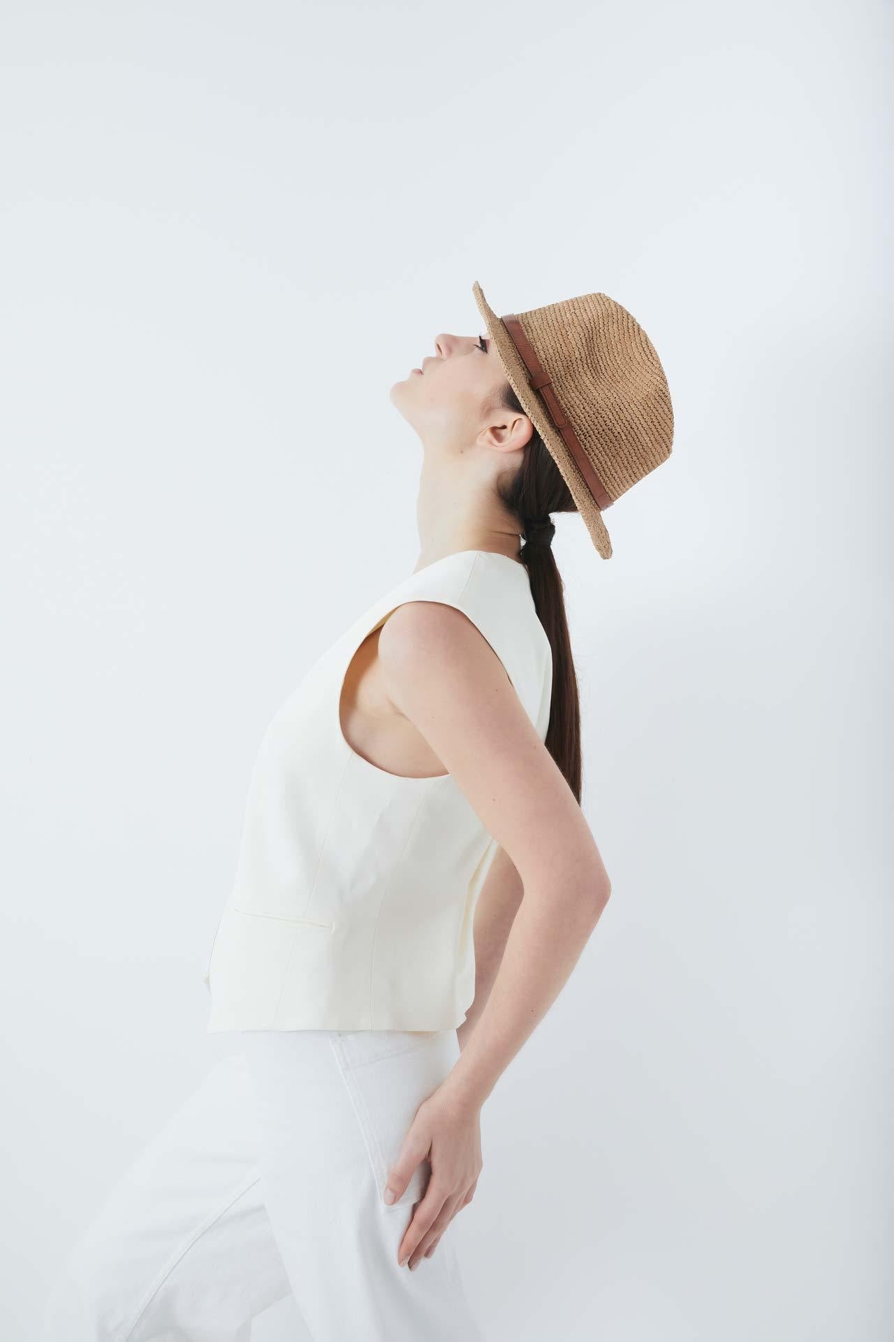 IBELIV Damen Strohhut Lubeman Beige BEIGE Bild 4
