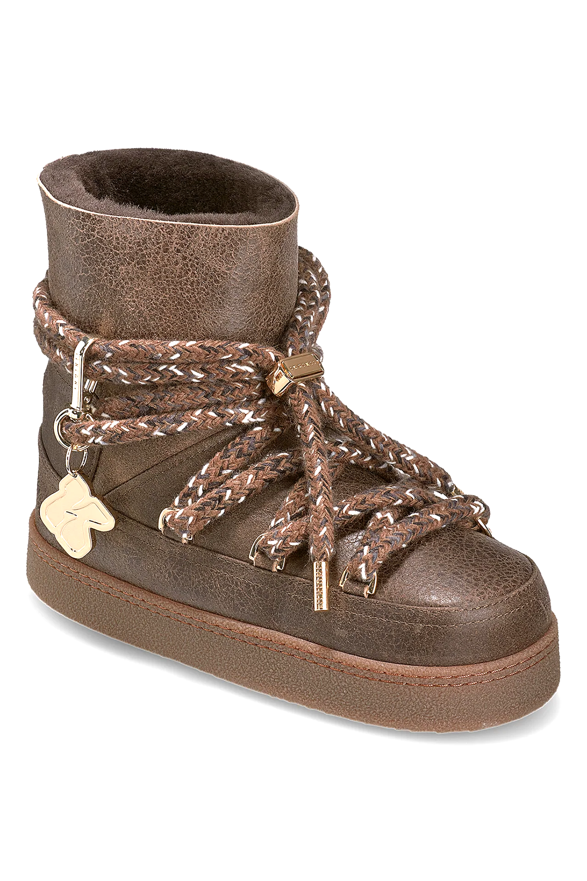 INUIKII Damen Boot Vintage Braun brown Bild 2