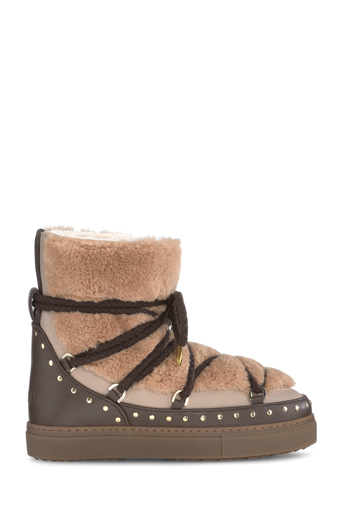 INUIKII Damen Boots Curly Rock Sand BRAUN Bild 1