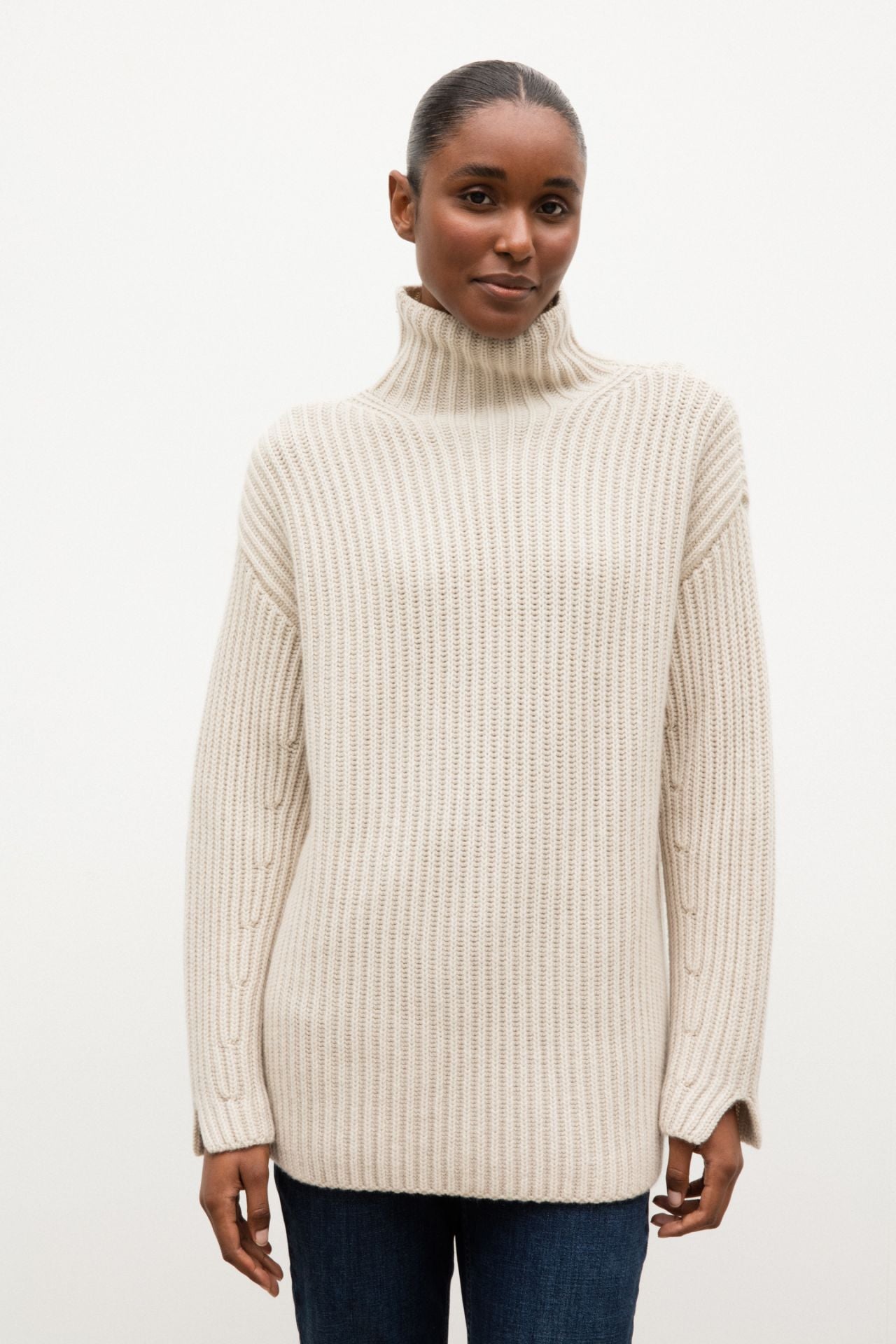 Iris von Arnim Damen Kaschmirpullover Amber Alabaster BEIGE Bild 2