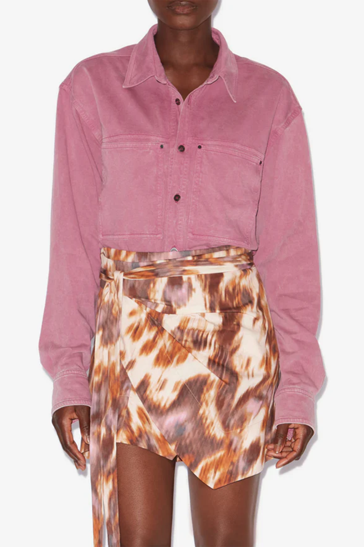 Isabel Marant Étoile Damen Bluse Raquel Rosa TAUPE Bild 3