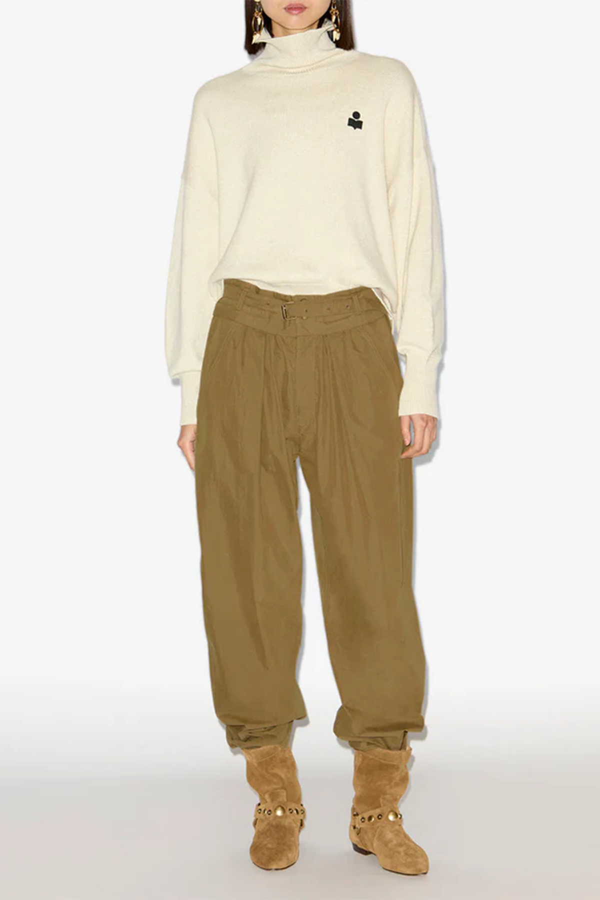 Isabel Marant Étoile Damen Hose Celia, Khaki KHAKI 67KI Bild 2