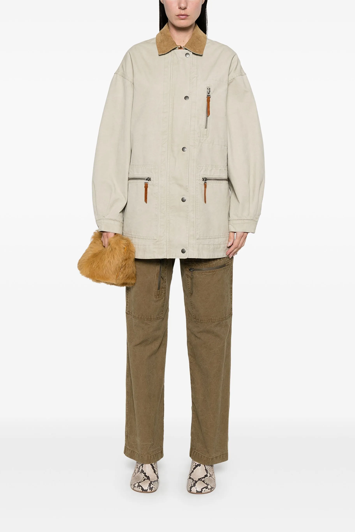 Isabel Marant Étoile Damen Jacke Kimelia Natur-Weiss NATUR-WEISS Bild 2