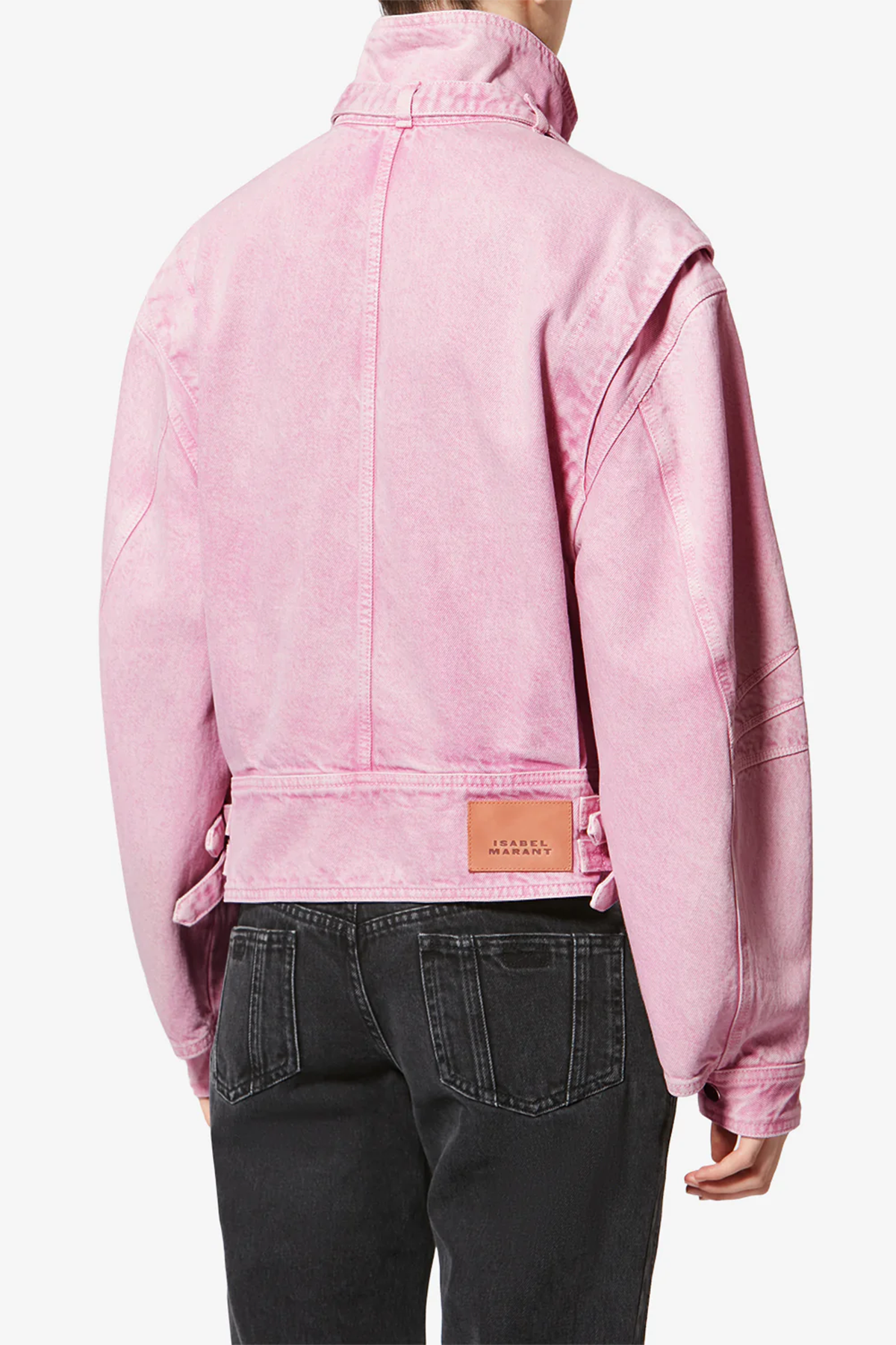 Isabel Marant Étoile Damen Jeansjacke Joseline Rosa PINK Bild 4