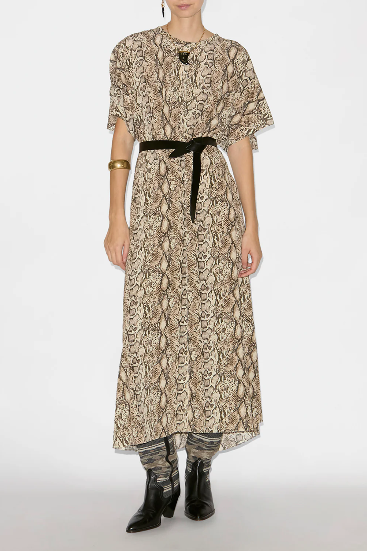 Isabel Marant Étoile Damen Ledergürtel Lecce Schwarz SCHWARZ Bild 2