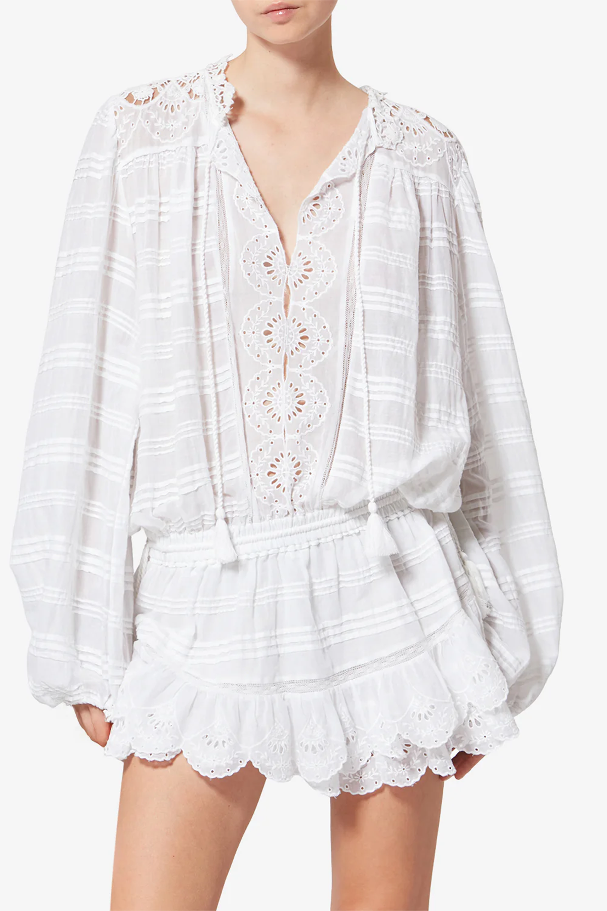 Isabel Marant Étoile Damen Minikleid Preya Weiss WEISS Bild 3
