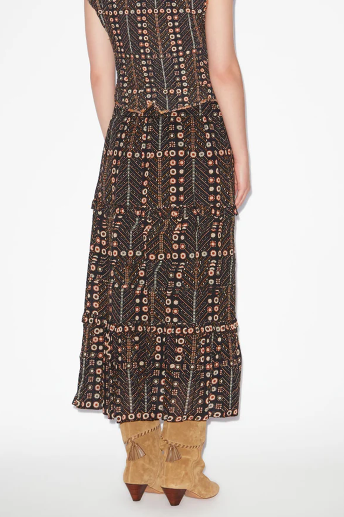 Isabel Marant Étoile Damen Rock Diya Schwarz SCHWARZ Bild 3