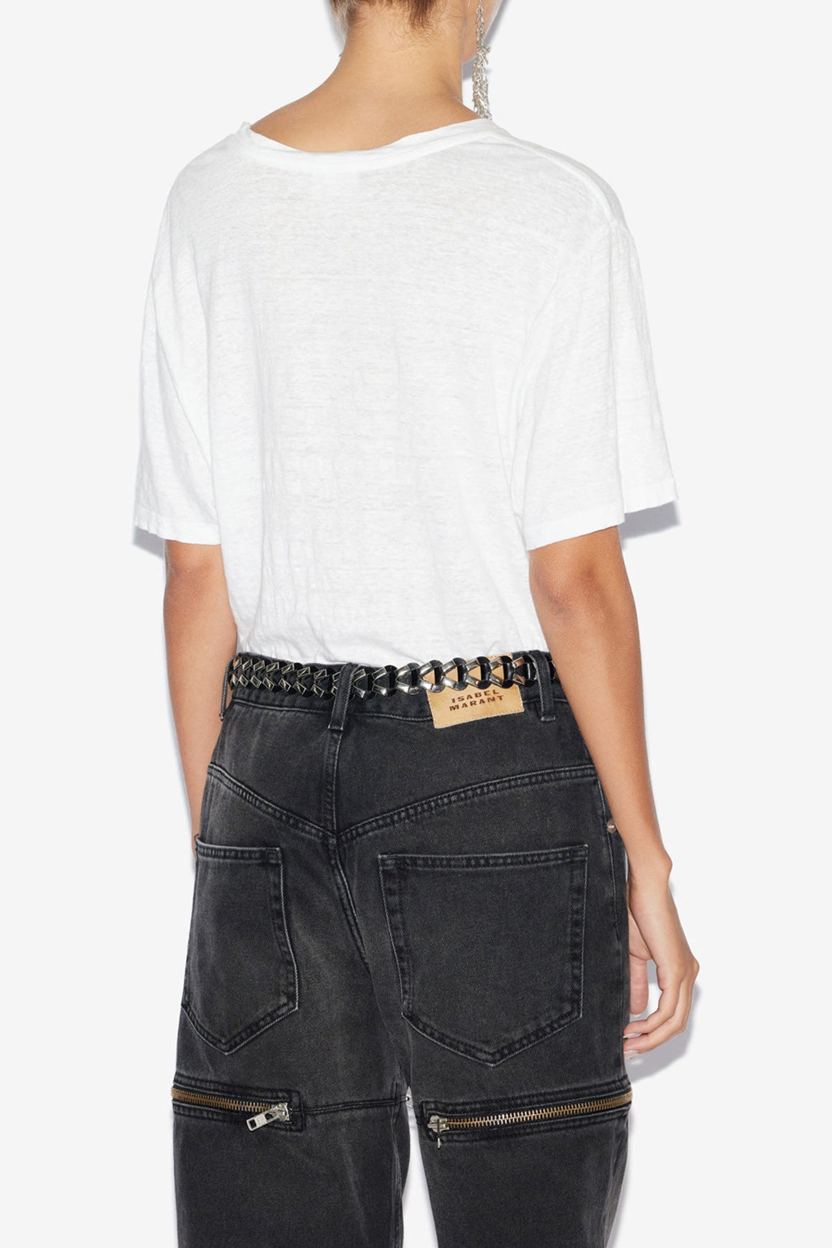 Isabel Marant Étoile Damen T-Shirt Zewel Weiss WEISS Bild 4