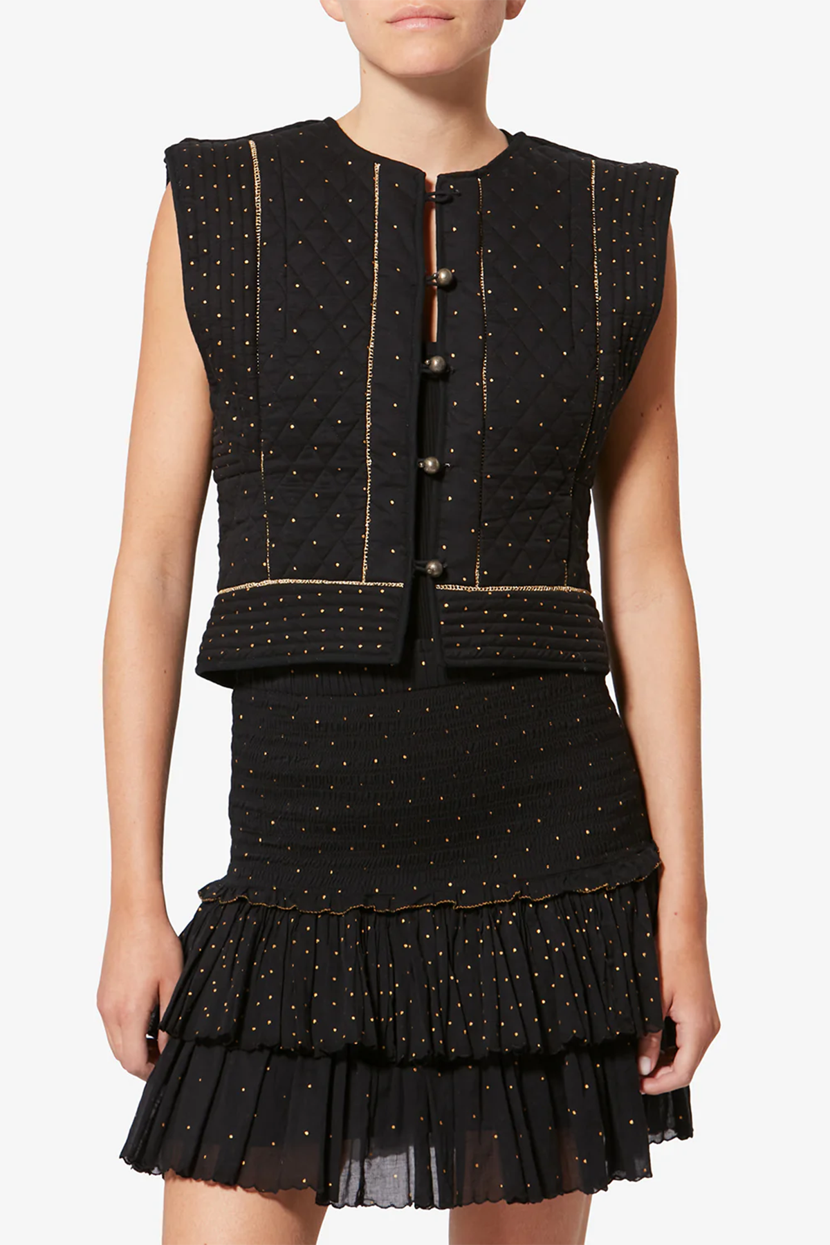 Isabel Marant Étoile Damen Weste Volana Schwarz SCHWARZ Bild 3