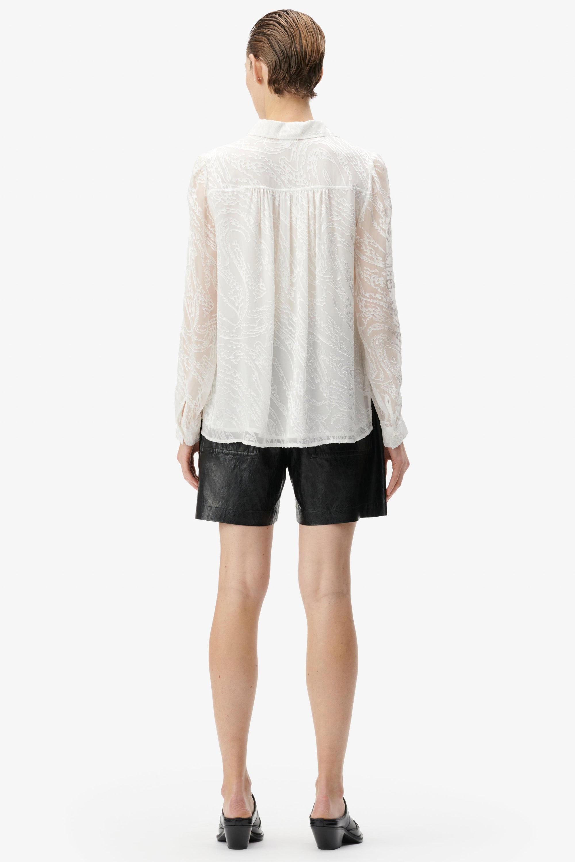 Lala Berlin Damen Bluse Bling Weiss WEISS Bild 4