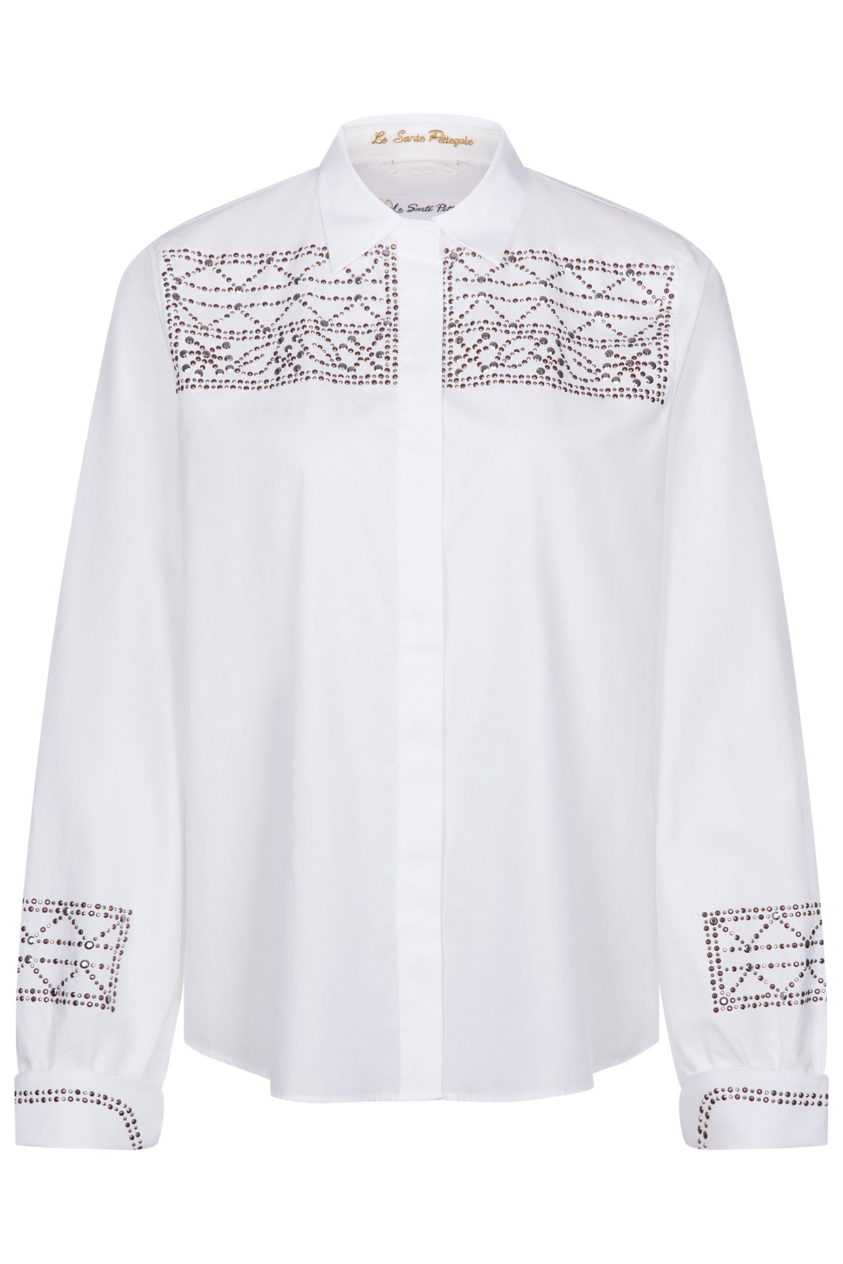 Le Sarte Pettegole Damen Bluse Weiss WEISS Bild 1