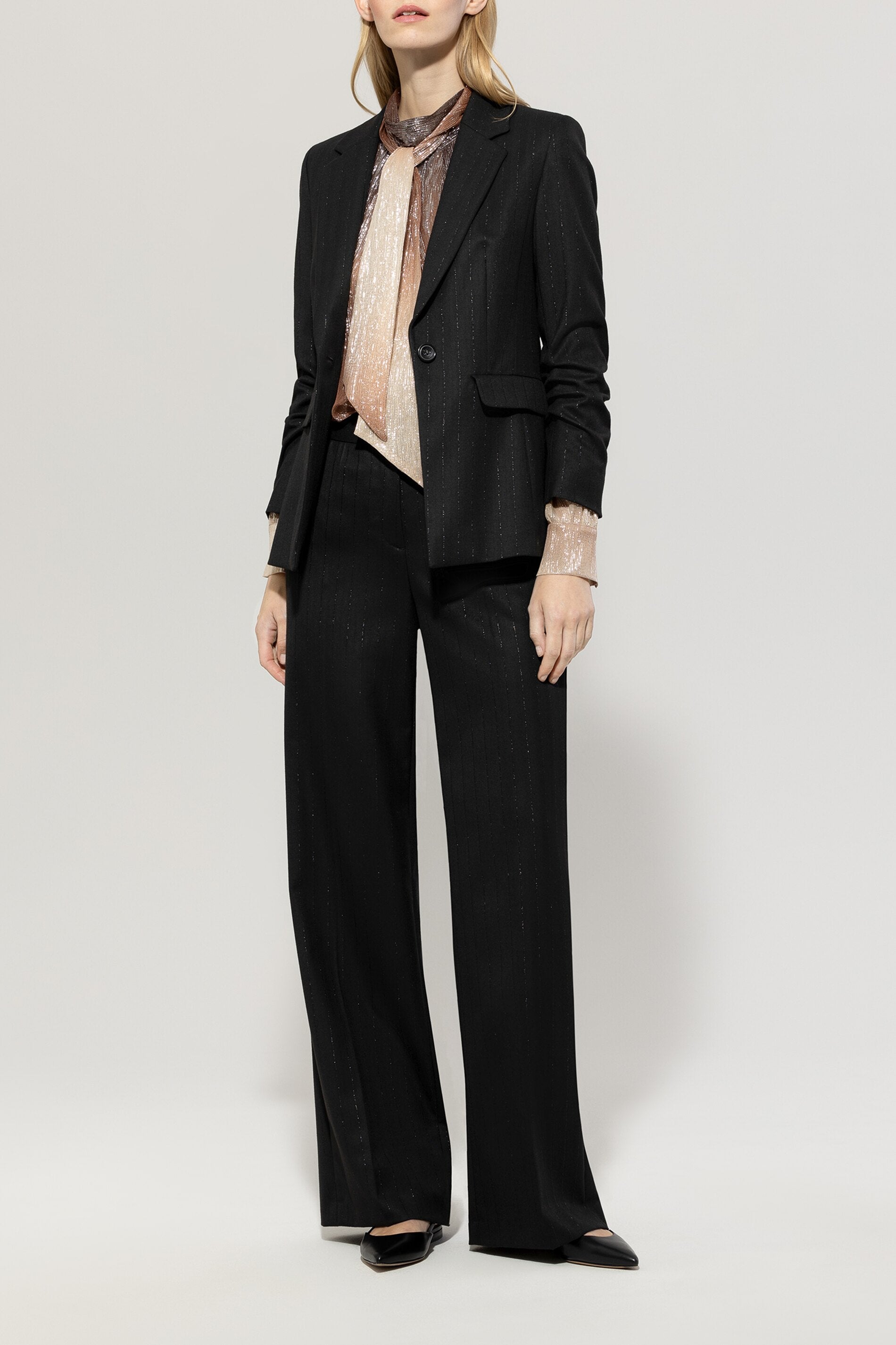 Luisa Cerano Damen Blazer Deep Black SCHWARZ Bild 2