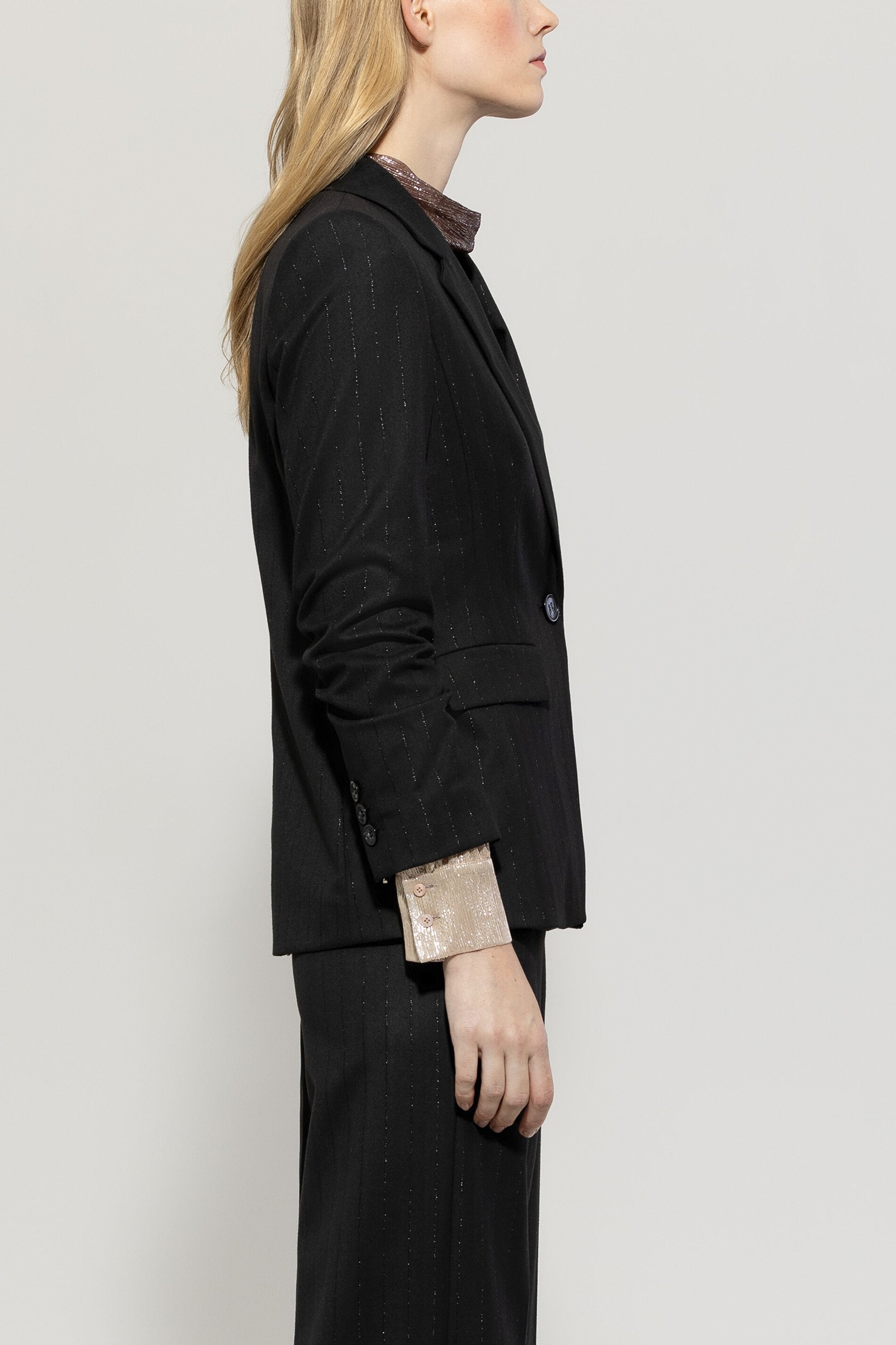 Luisa Cerano Damen Blazer Deep Black SCHWARZ Bild 3