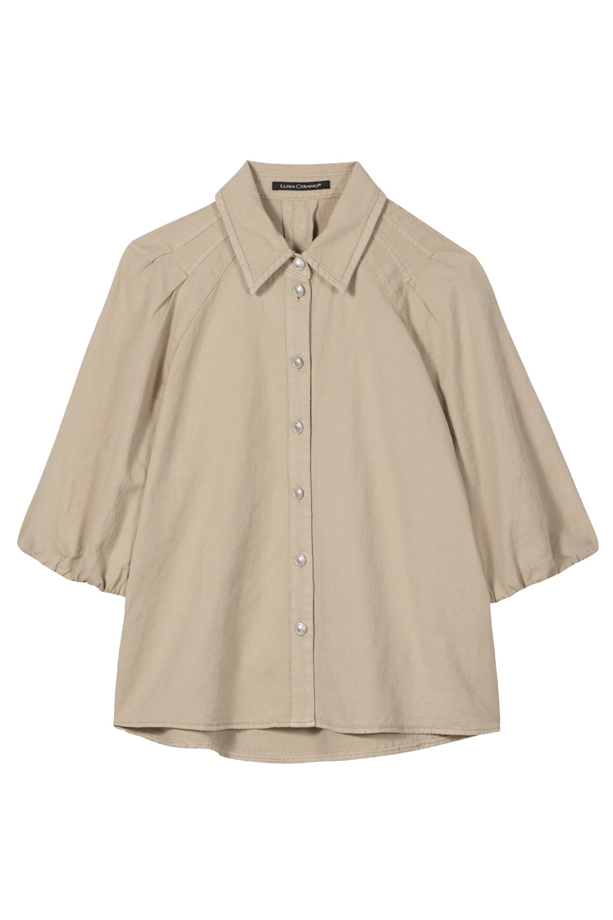 Luisa Cerano Damen Bluse aus Leinen-Mix Sand BEIGE Bild 1