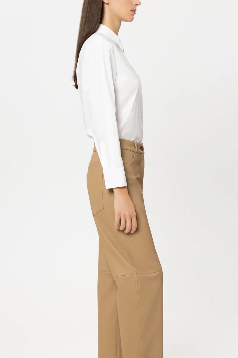 Luisa Cerano Damen Bluse mit Ajour-Stickerei Weiss WEISS Bild 3