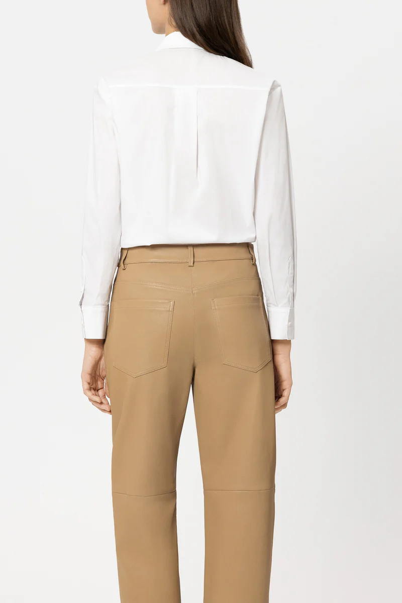 Luisa Cerano Damen Bluse mit Ajour-Stickerei Weiss WEISS Bild 4