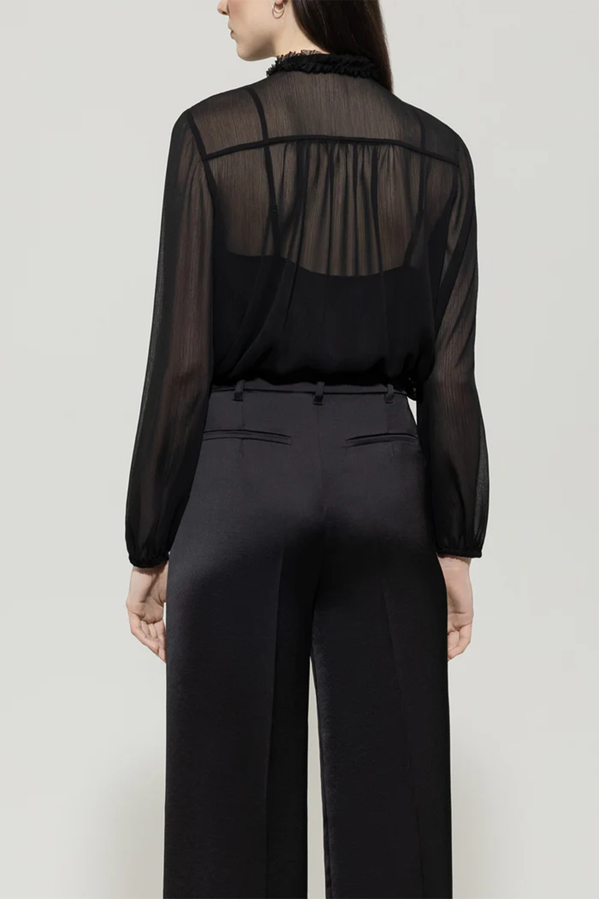 Luisa Cerano Damen Bluse mit integriertem Top, Schwarz 0001 black Bild 3